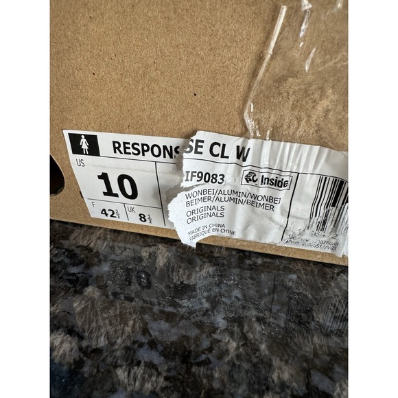 Women's Adidas Response CL 'Wonder Beige' Shoes, Sneakers IF9083 Size 10 - Picture 7 of 9